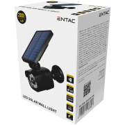 ENTAC ESLCAM-SMD Svietidlo nástenné solárne s pohyb.senzorom a falošnou kamerou